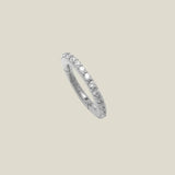 14K Solid Gold Eternal CZ Clicker Hoop – Anygolds