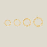 14K Solid Gold Chunky Round Clicker Connector – Anygolds