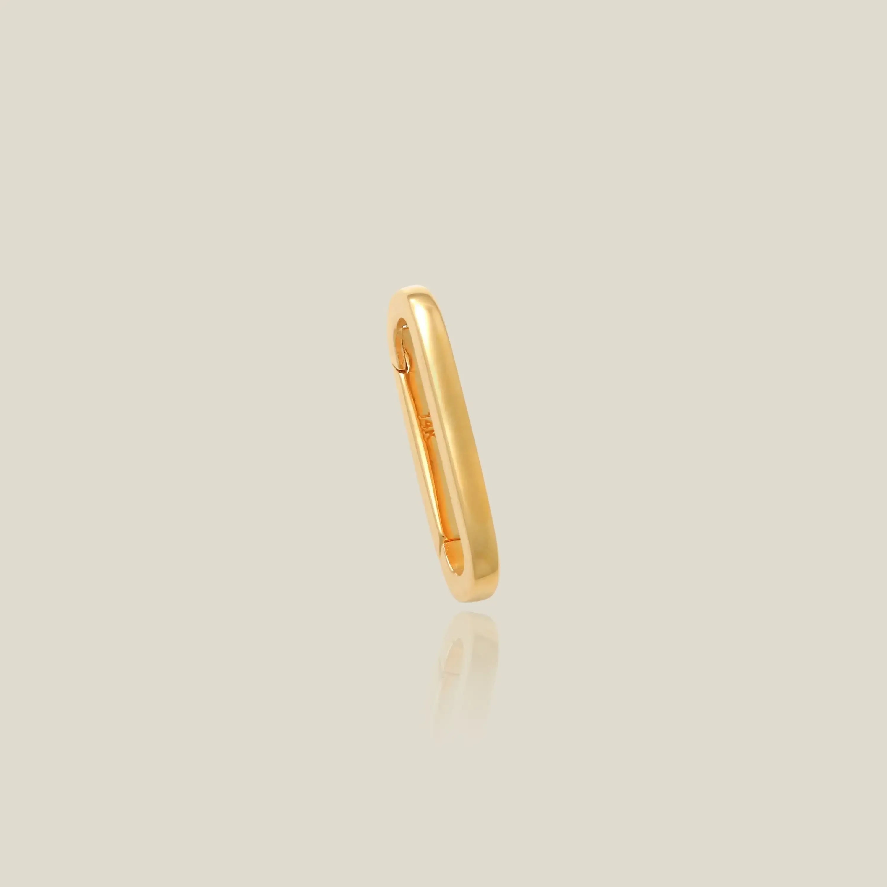 14K Solid Gold Paper Clip Clicker Connector – Anygolds