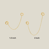 14K Solid Gold Extention Chain – Anygolds