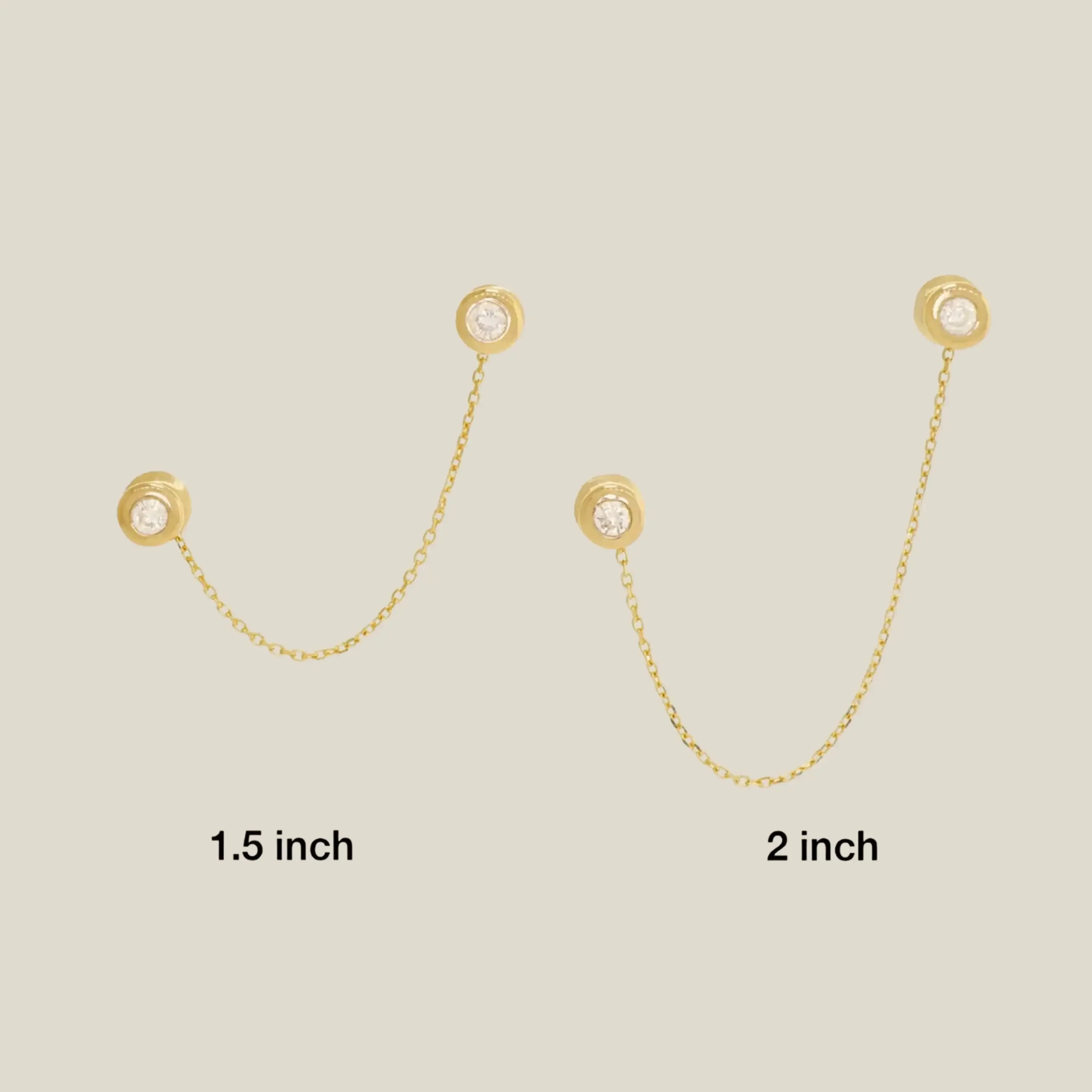 14K Solid Gold Extention Chain – Anygolds
