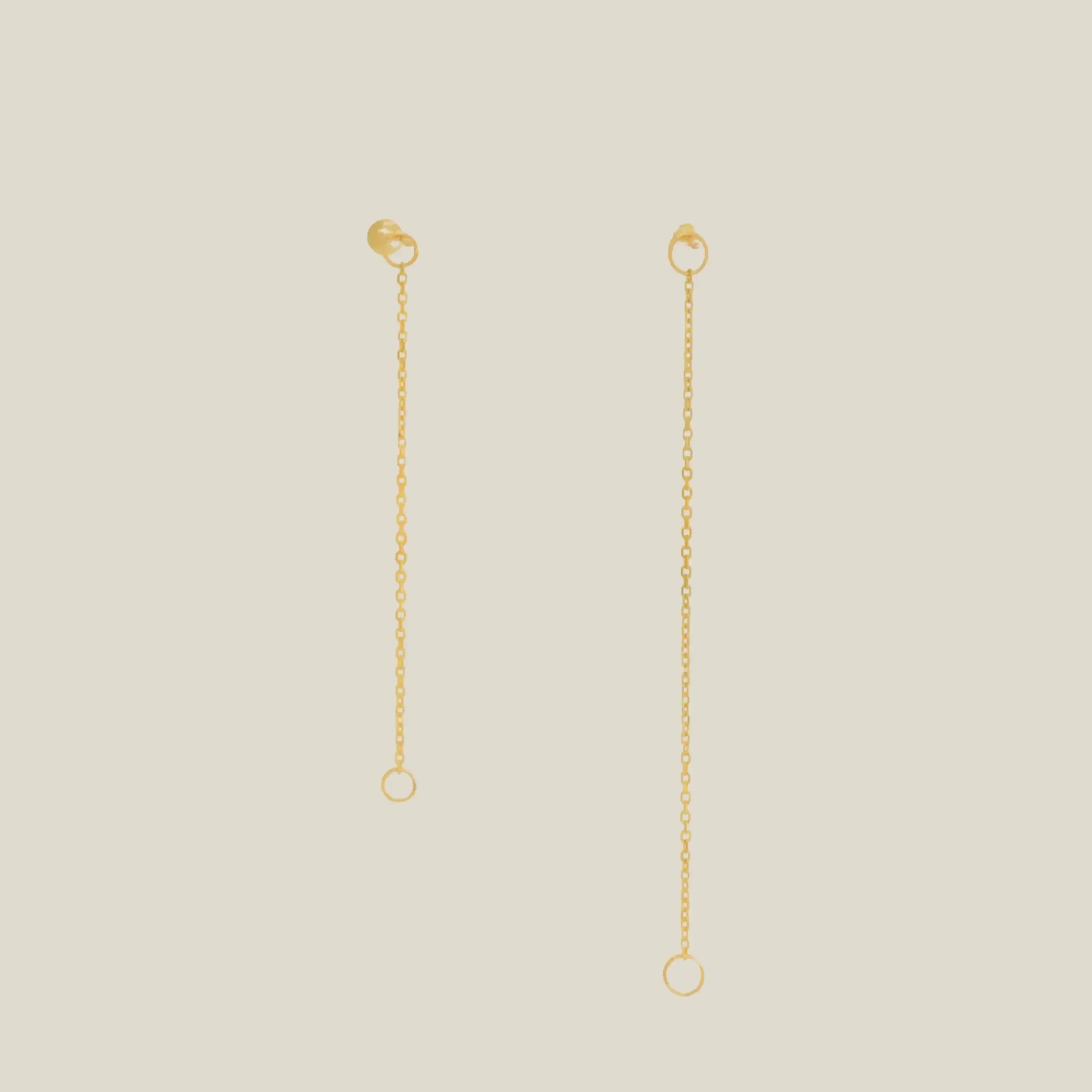 14K Solid Gold Extention Chain – Anygolds