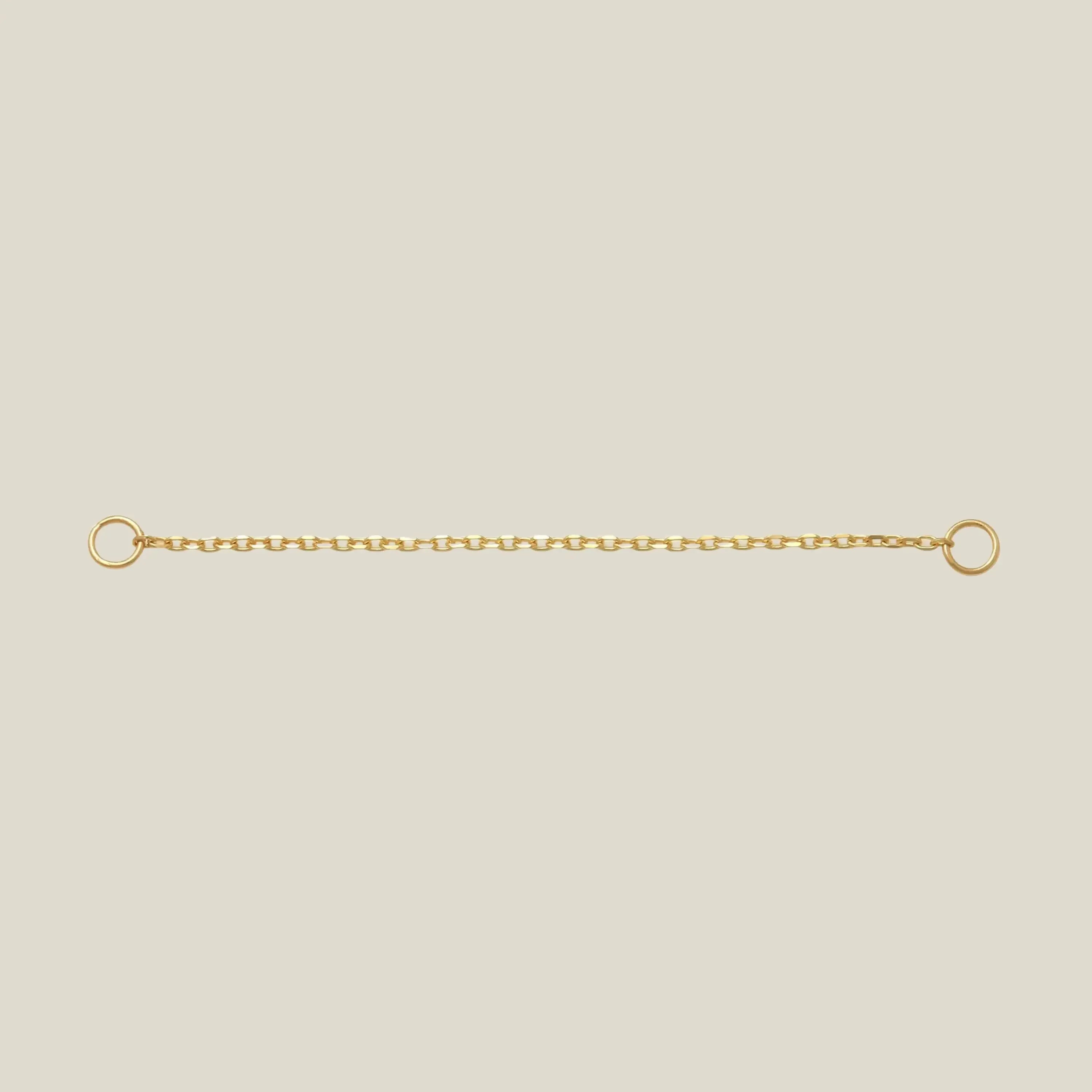 14K Solid Gold Extention Chain – Anygolds