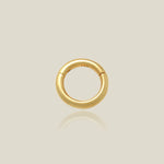 14K Solid Gold Chunky Round Clicker Connector – Anygolds
