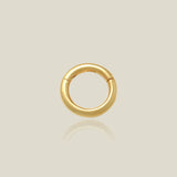 14K Solid Gold Chunky Round Clicker Connector – Anygolds
