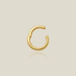 14K Solid Gold Chunky Round Clicker Connector – Anygolds