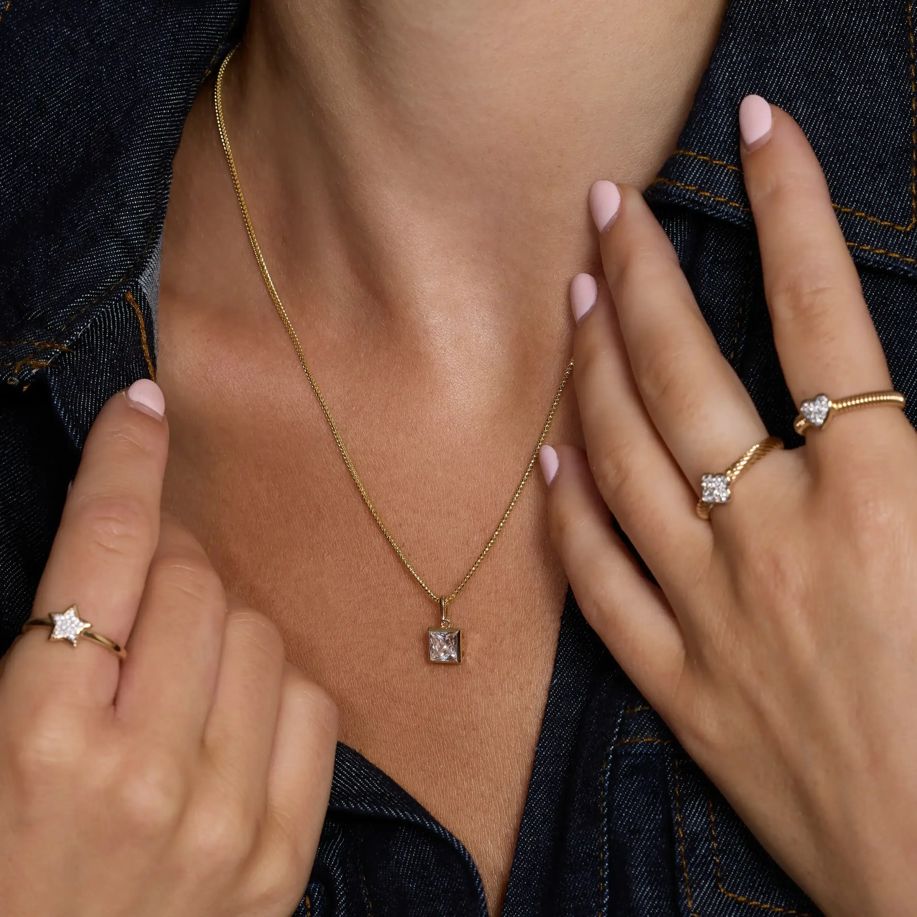 14K Solid Gold Wheat Chain – Anygolds