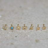 Turquoise Bloom Nose Stud