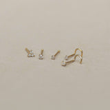 Trinity Diamond Nose Stud