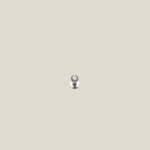 14K Solid Gold CZ Ball Labret Stud – Anygolds
