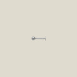 14K Solid Gold CZ Ball Labret Stud – Anygolds