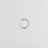 14K Solid Gold CZ Dazzling Ear Cuff – Anygolds