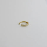 14K Solid Gold CZ Dazzling Ear Cuff – Anygolds