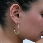 14K Solid Gold CZ Ball Labret Stud – Anygolds