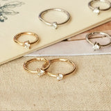 14K Solid Gold Single Diamond Clicker Hoop – Anygolds