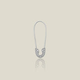 14K Solid Gold Safety Pin Ring – Anygolds