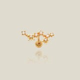 14K Solid Gold Diamond Climber Star Constellation Stud – Anygolds