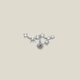 14K Solid Gold Diamond Climber Star Constellation Stud – Anygolds