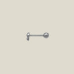 14K Solid Gold Trinity Ball Stud – Anygolds