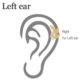 14K Solid Gold Diamond Olive Leaf Stud – Anygolds
