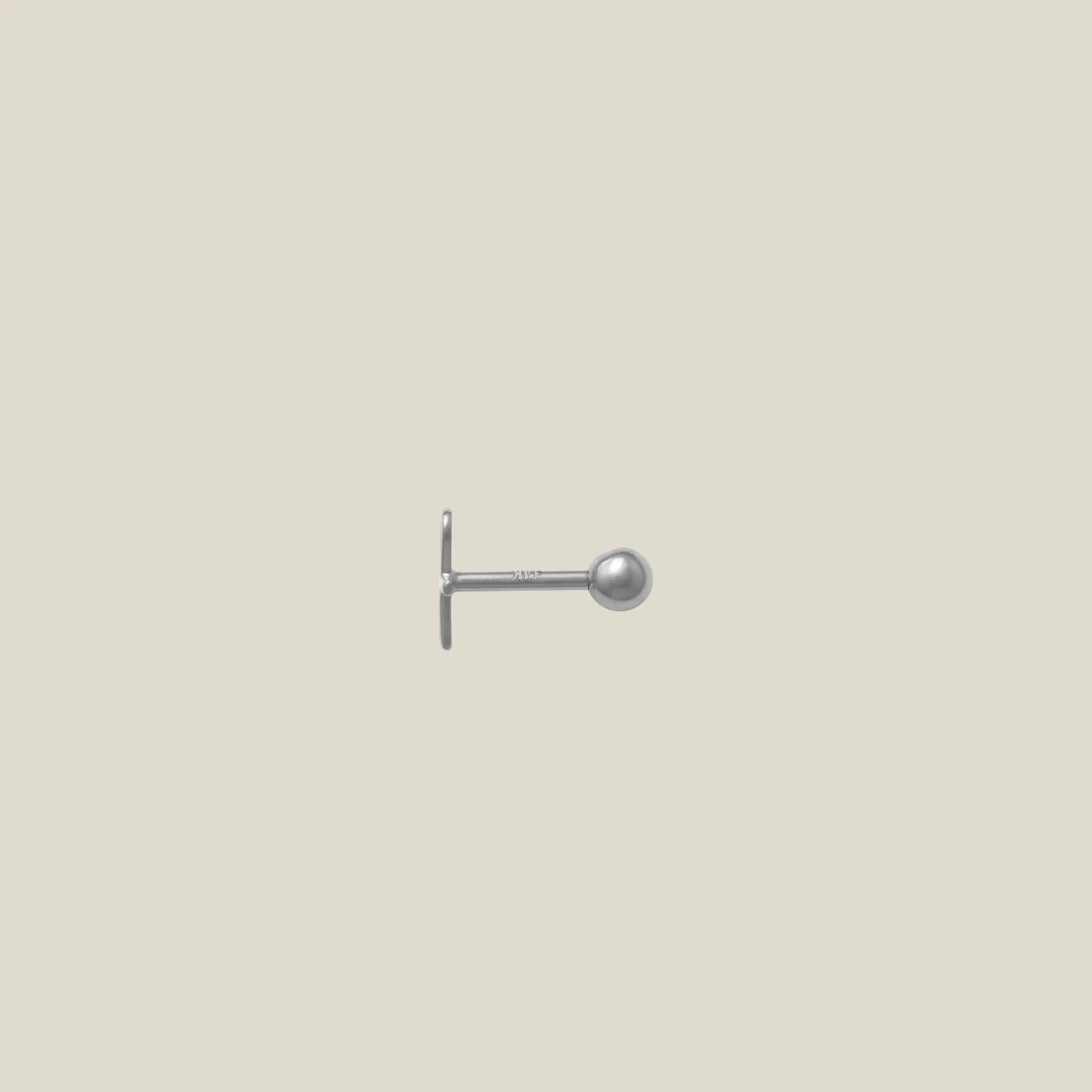 14K Solid Gold Mini Open Cross Stud – Anygolds