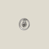 14K Solid Gold Diamond Star Circle Stud – Anygolds