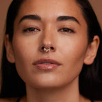 14K Solid Gold Laurel Leaf Clicker Hoop – Anygolds