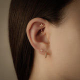 Piercing Torre Curva Flor De Loto