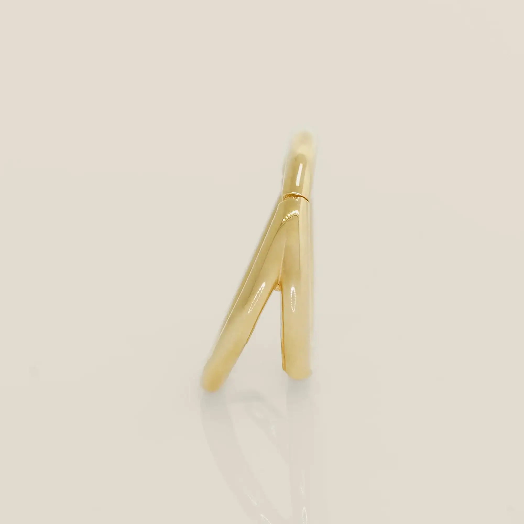 14K Solid Gold Double Hoop Septum Ring – Anygolds