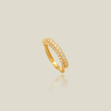 Ear Cuff deslumbrante con circonita cúbica