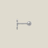 14K Solid Gold Petite Snake Stud – Anygolds