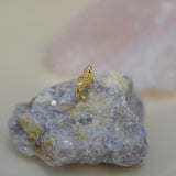 14K Solid Gold Curved Koi Fish Stud – Anygolds