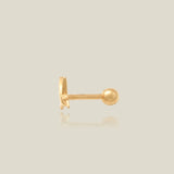 14K Solid Gold Hummingbird Stud – Anygolds