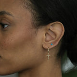 Turquoise Round Stud (Internal | External) - Anygolds