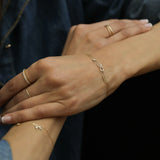 14K Solid Gold Infinity & Heart Bracelet – Anygolds