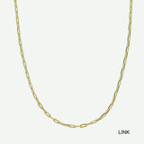 14K Solid Gold Necklace Chain – Anygolds