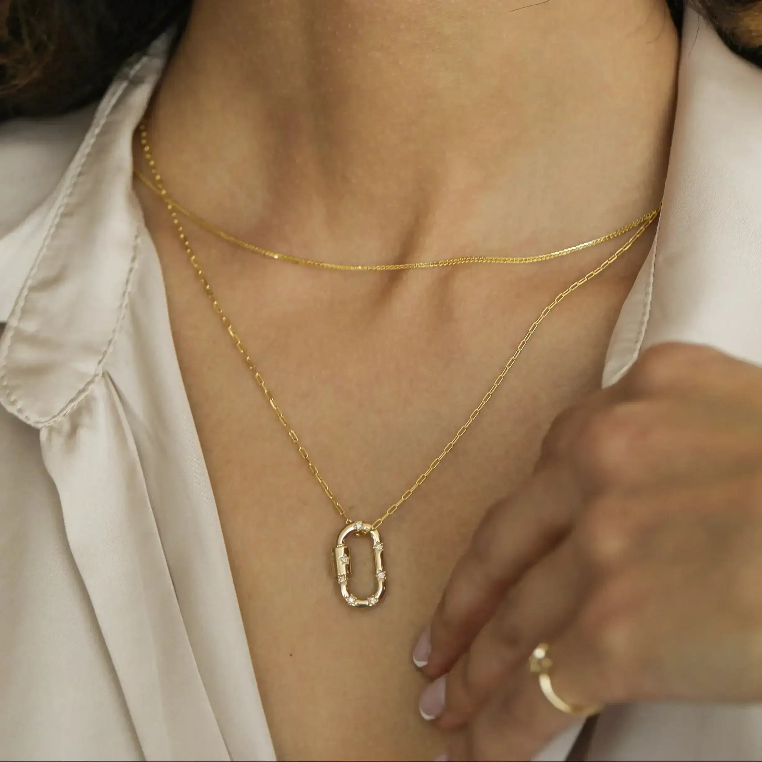 14K Solid Gold Necklace Chain – Anygolds