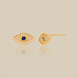 Bluecore Evil Eye Stud Earrings