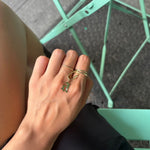 14K Solid Gold Diamond Gothic Initial Pendant – Anygolds