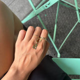 14K Solid Gold Diamond Gothic Initial Pendant – Anygolds