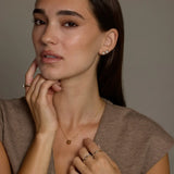 14K Solid Gold Bold Link Ring Charm – Anygolds