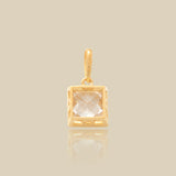 Princess-Cut Square Charm