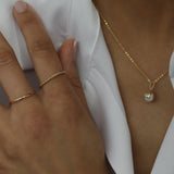 14K Solid Gold Braided Rope Stacking Ring – Anygolds