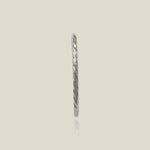 14K Solid Gold Twisted Rope Stacking Ring – Anygolds