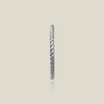 14K Solid Gold Braided Rope Stacking Ring – Anygolds