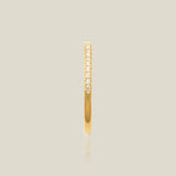 14K Solid Gold Pavé Diamond Ring – Anygolds
