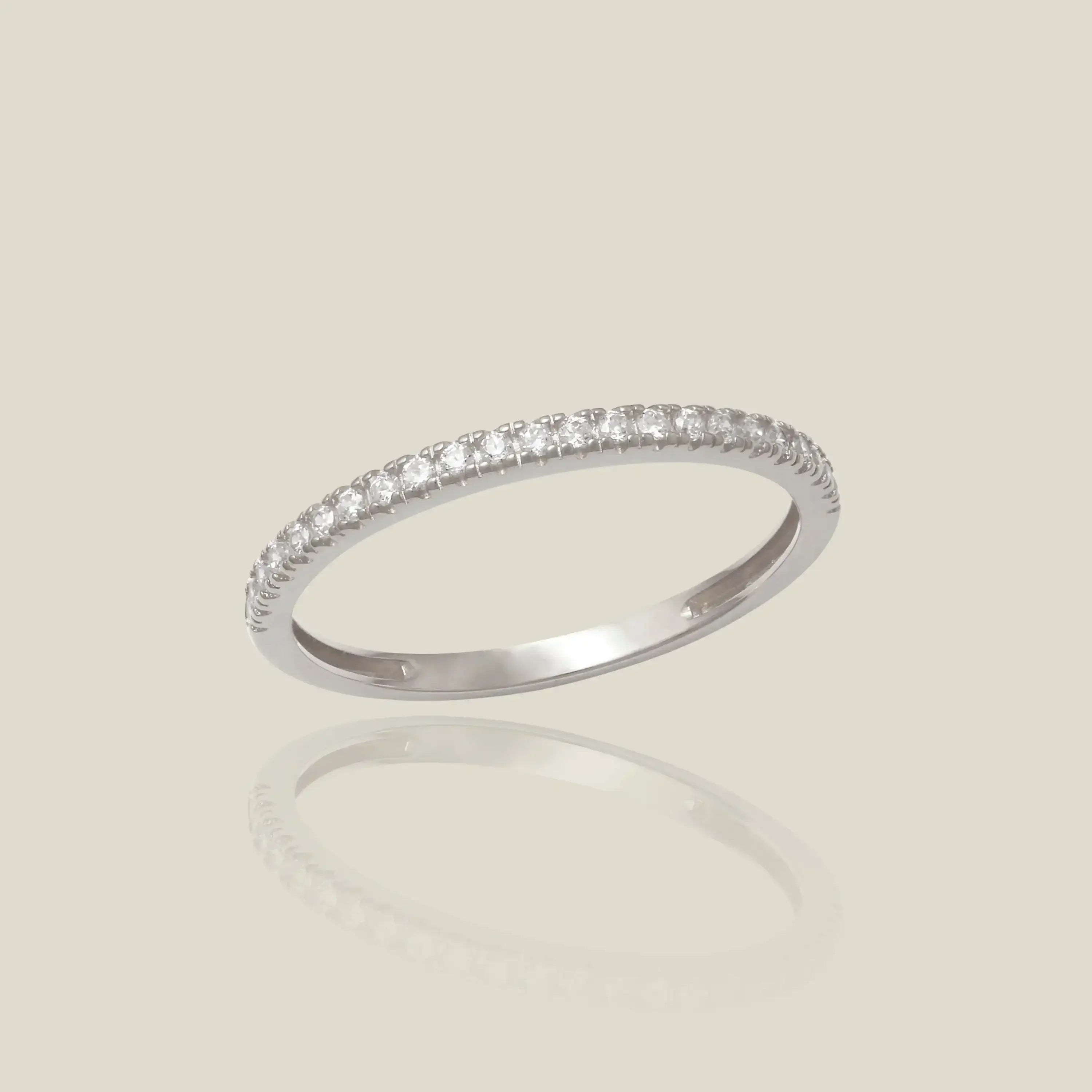 14K Solid Gold Pavé Diamond Ring – Anygolds