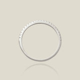 14K Solid Gold Pavé Diamond Ring – Anygolds