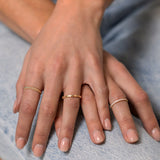 14K Solid Gold Pavé Diamond Ring – Anygolds