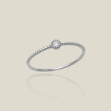 14K Solid Gold Twisted Rope Diamond Ring – Anygolds